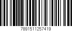 Código de barras (EAN, GTIN, SKU, ISBN): '7891511257419'
