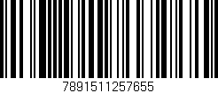 Código de barras (EAN, GTIN, SKU, ISBN): '7891511257655'