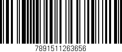 Código de barras (EAN, GTIN, SKU, ISBN): '7891511263656'