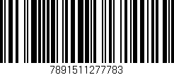 Código de barras (EAN, GTIN, SKU, ISBN): '7891511277783'