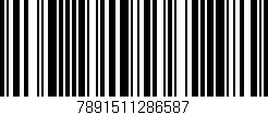 Código de barras (EAN, GTIN, SKU, ISBN): '7891511286587'