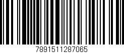 Código de barras (EAN, GTIN, SKU, ISBN): '7891511287065'