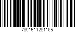 Código de barras (EAN, GTIN, SKU, ISBN): '7891511291185'