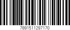 Código de barras (EAN, GTIN, SKU, ISBN): '7891511297170'