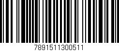 Código de barras (EAN, GTIN, SKU, ISBN): '7891511300511'