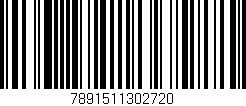 Código de barras (EAN, GTIN, SKU, ISBN): '7891511302720'