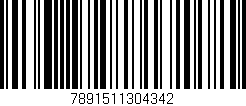 Código de barras (EAN, GTIN, SKU, ISBN): '7891511304342'