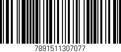 Código de barras (EAN, GTIN, SKU, ISBN): '7891511307077'