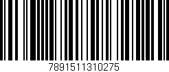Código de barras (EAN, GTIN, SKU, ISBN): '7891511310275'