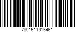 Código de barras (EAN, GTIN, SKU, ISBN): '7891511315461'