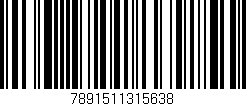Código de barras (EAN, GTIN, SKU, ISBN): '7891511315638'
