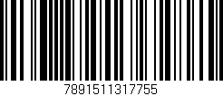 Código de barras (EAN, GTIN, SKU, ISBN): '7891511317755'
