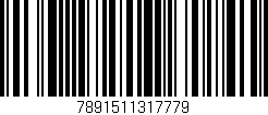 Código de barras (EAN, GTIN, SKU, ISBN): '7891511317779'
