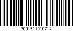 Código de barras (EAN, GTIN, SKU, ISBN): '7891511318714'