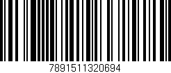 Código de barras (EAN, GTIN, SKU, ISBN): '7891511320694'