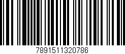 Código de barras (EAN, GTIN, SKU, ISBN): '7891511320786'