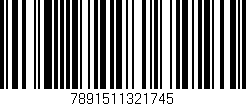 Código de barras (EAN, GTIN, SKU, ISBN): '7891511321745'