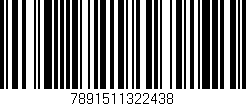 Código de barras (EAN, GTIN, SKU, ISBN): '7891511322438'