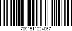 Código de barras (EAN, GTIN, SKU, ISBN): '7891511324067'