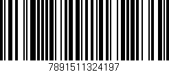 Código de barras (EAN, GTIN, SKU, ISBN): '7891511324197'