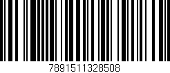 Código de barras (EAN, GTIN, SKU, ISBN): '7891511328508'