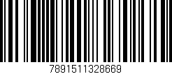 Código de barras (EAN, GTIN, SKU, ISBN): '7891511328669'