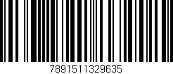Código de barras (EAN, GTIN, SKU, ISBN): '7891511329635'