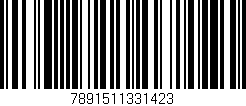 Código de barras (EAN, GTIN, SKU, ISBN): '7891511331423'