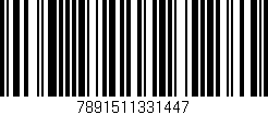 Código de barras (EAN, GTIN, SKU, ISBN): '7891511331447'