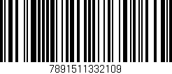 Código de barras (EAN, GTIN, SKU, ISBN): '7891511332109'