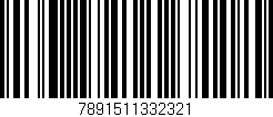 Código de barras (EAN, GTIN, SKU, ISBN): '7891511332321'