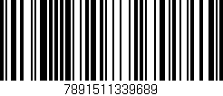 Código de barras (EAN, GTIN, SKU, ISBN): '7891511339689'
