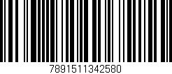 Código de barras (EAN, GTIN, SKU, ISBN): '7891511342580'