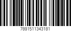 Código de barras (EAN, GTIN, SKU, ISBN): '7891511343181'