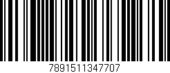 Código de barras (EAN, GTIN, SKU, ISBN): '7891511347707'