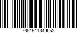 Código de barras (EAN, GTIN, SKU, ISBN): '7891511349053'