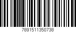 Código de barras (EAN, GTIN, SKU, ISBN): '7891511350738'