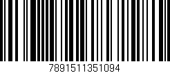 Código de barras (EAN, GTIN, SKU, ISBN): '7891511351094'