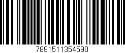 Código de barras (EAN, GTIN, SKU, ISBN): '7891511354590'