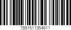 Código de barras (EAN, GTIN, SKU, ISBN): '7891511354811'