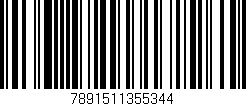 Código de barras (EAN, GTIN, SKU, ISBN): '7891511355344'