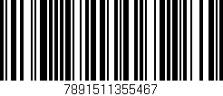 Código de barras (EAN, GTIN, SKU, ISBN): '7891511355467'