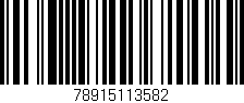 Código de barras (EAN, GTIN, SKU, ISBN): '78915113582'