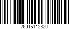 Código de barras (EAN, GTIN, SKU, ISBN): '78915113629'