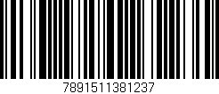 Código de barras (EAN, GTIN, SKU, ISBN): '7891511381237'
