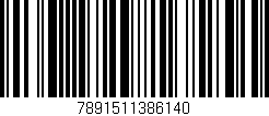 Código de barras (EAN, GTIN, SKU, ISBN): '7891511386140'