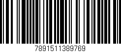 Código de barras (EAN, GTIN, SKU, ISBN): '7891511389769'