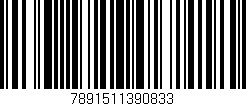 Código de barras (EAN, GTIN, SKU, ISBN): '7891511390833'