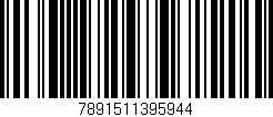 Código de barras (EAN, GTIN, SKU, ISBN): '7891511395944'