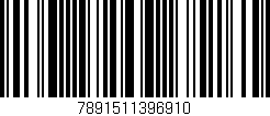 Código de barras (EAN, GTIN, SKU, ISBN): '7891511396910'